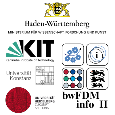 logos Logos vom Ministerium für Wissenschaft, Forschung und Kunst Baden-Württemberg, des Karlsruher Instituts für Technologie, der Universität Konstanz und der Universität Heidelberg