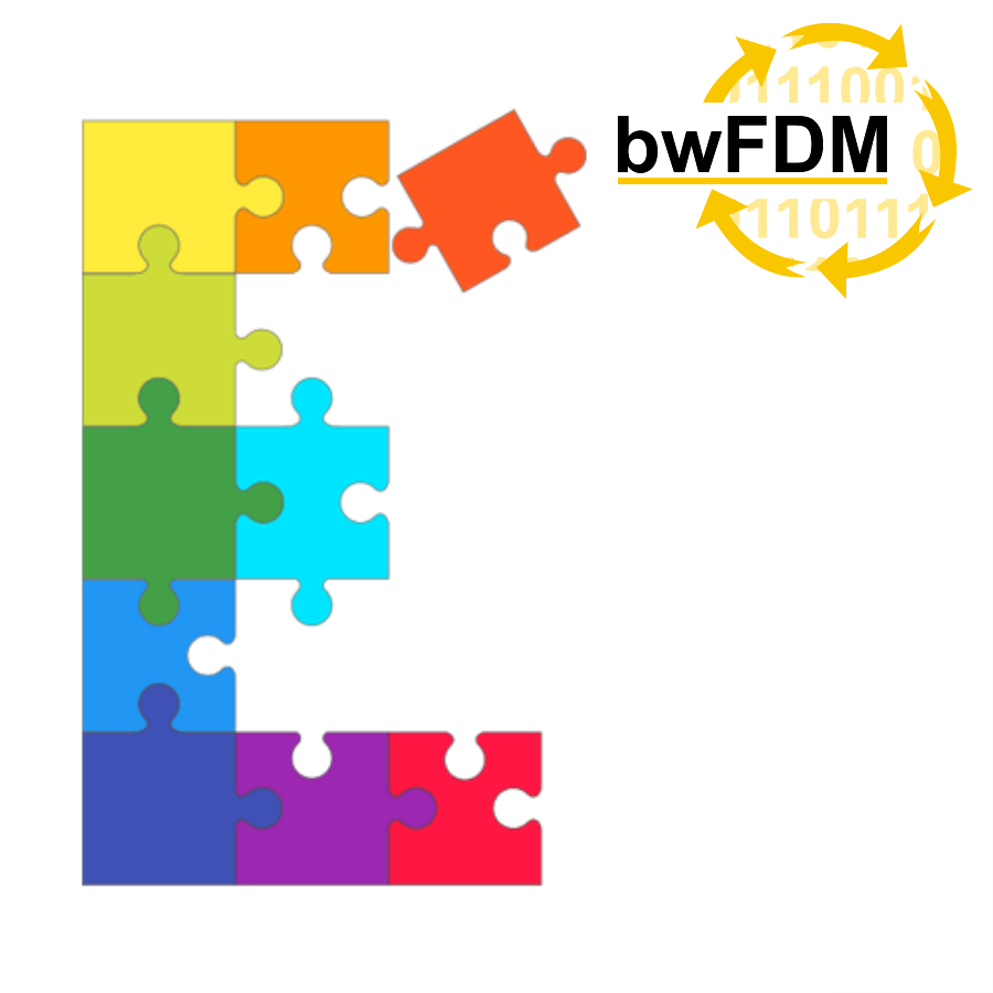E-Science-Tage & bwFDM Logo